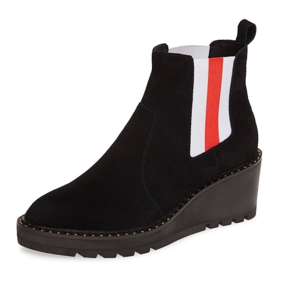 CECELIA New York Gemma Suede Boots in Black Suede Size-10 NWT